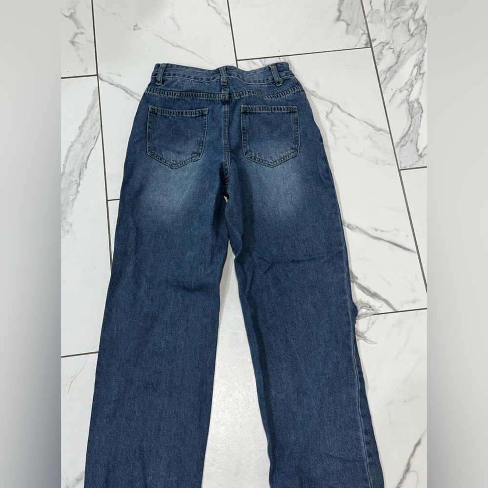 SHEIN Blue Denim Jeans